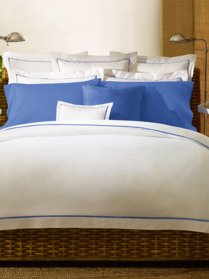 Ralph Lauren White and Blue Duvet Cover
