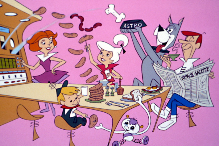 jetsons eating breakfast- strategist best smart kitchen appliances