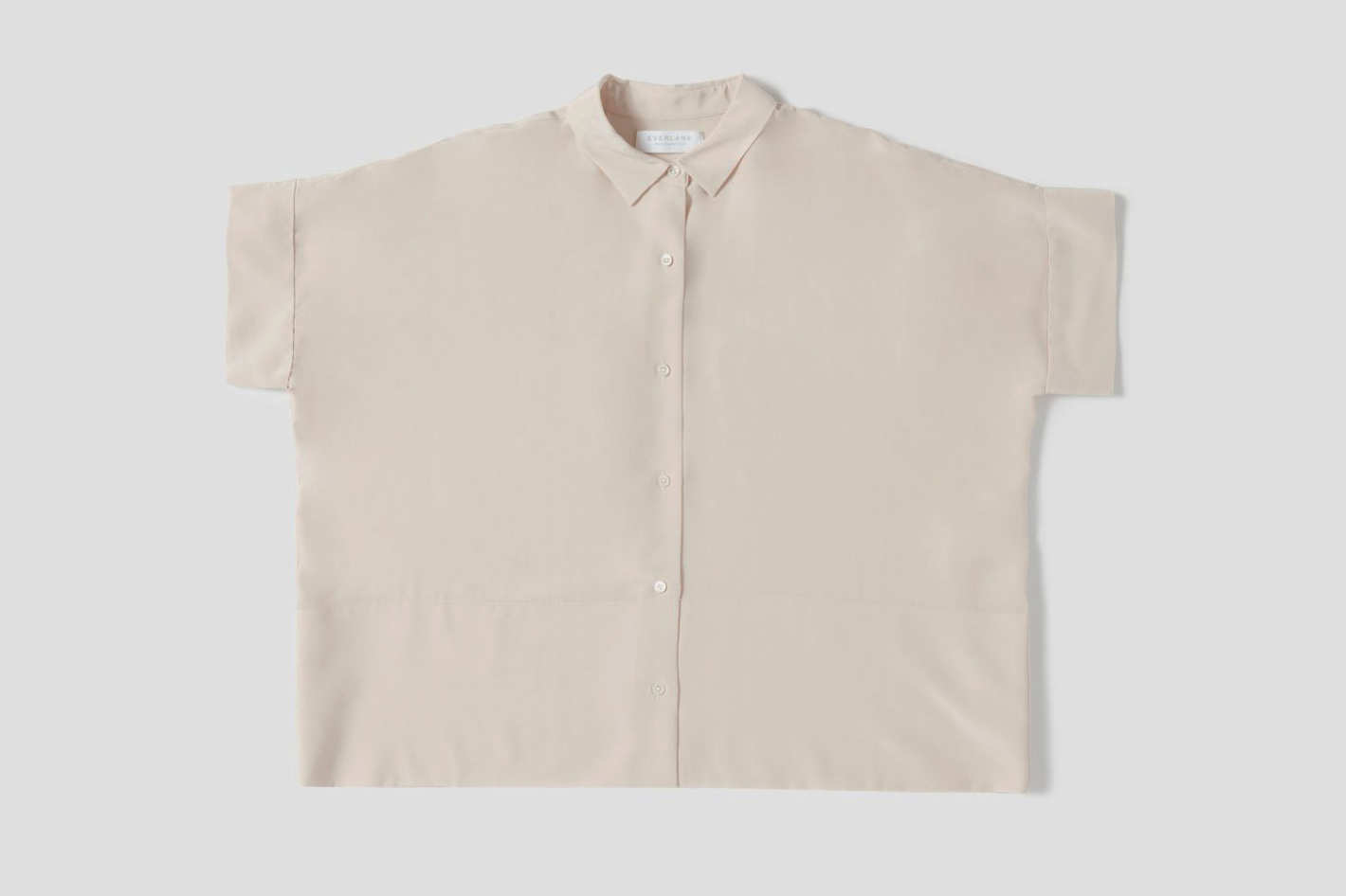 The Silk Short Sleeve Square Shirt