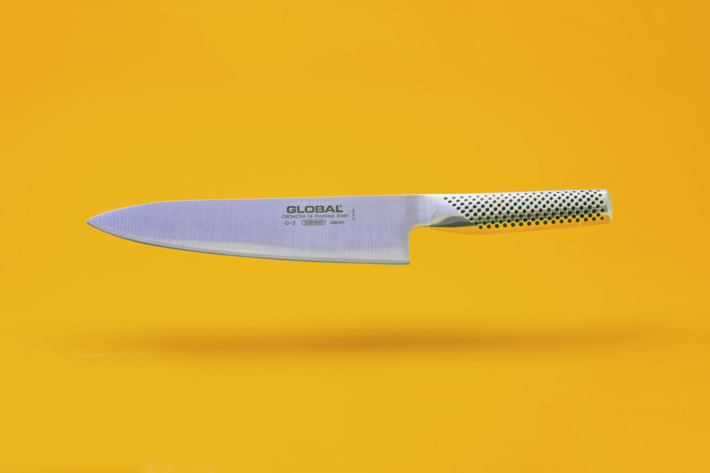 The Global G-2 chef's knife, with instructions on how to take care of it — The Strategist's guide to knives.