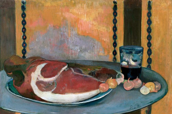 Paul Gaugin's painting of ham, for The Strategist's guide to knives.