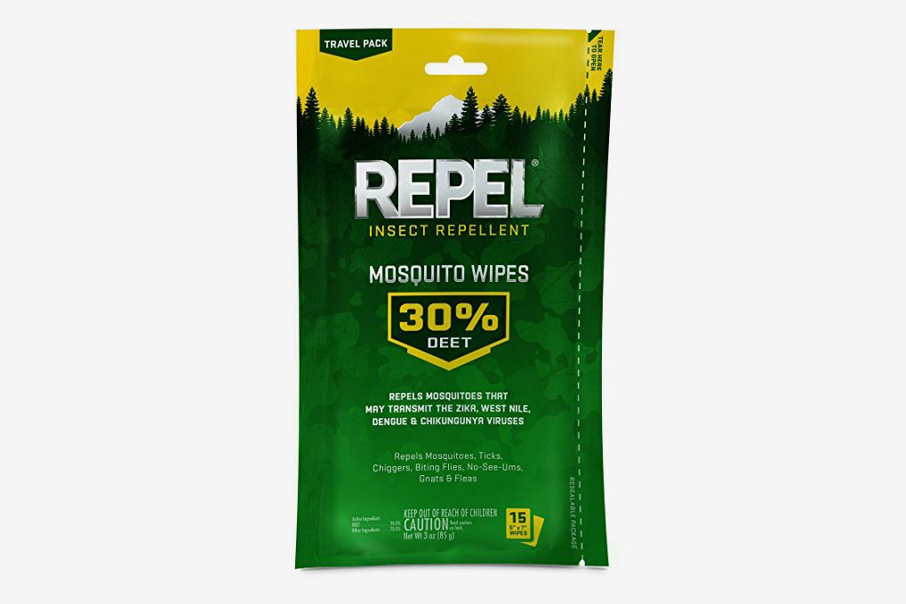 Repel Sportsmen Mosquito Repellent Wipes, 15 Count, 6-pack