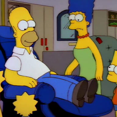 A screenshot from the TV sitcom