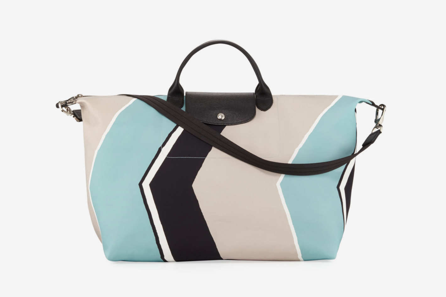 Longchamp Le Pliage Neo Geo Travel Bag, Aqua
