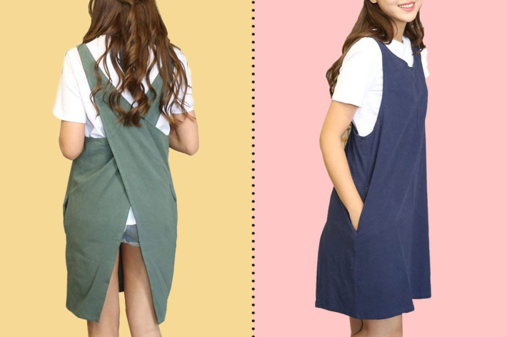 The BBYBBS linen Japanese style crossback apron — The Strategist reviews