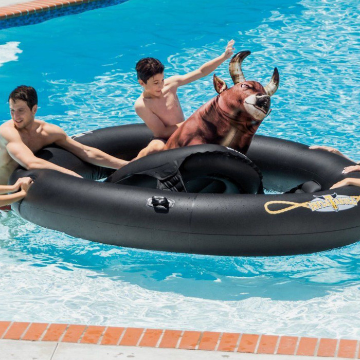 bull inflatable float