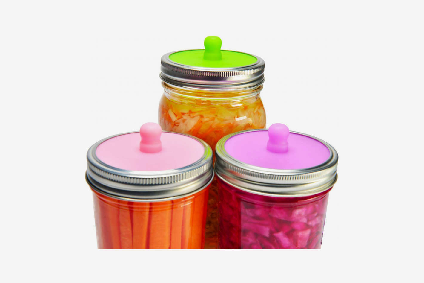 6-Pack Waterless Airlock Fermentation Lids