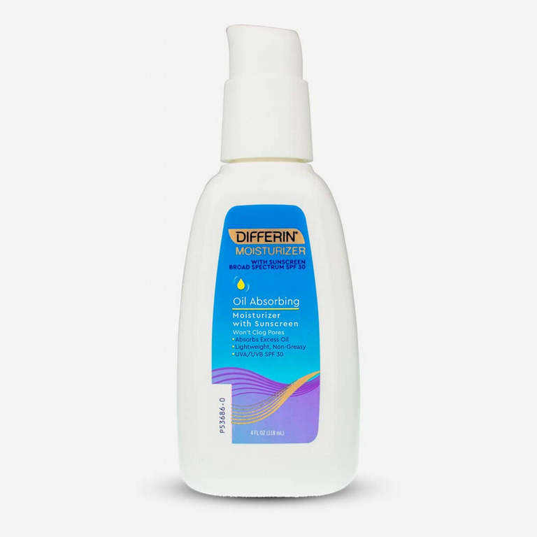 Differin moisturizing absorbing oil with sunscreen