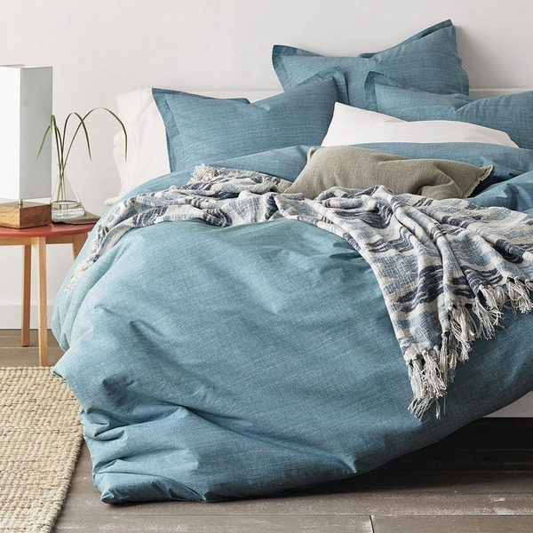 13 Best Minimalist BlueGray Duvet Covers 2018 The Strategist New