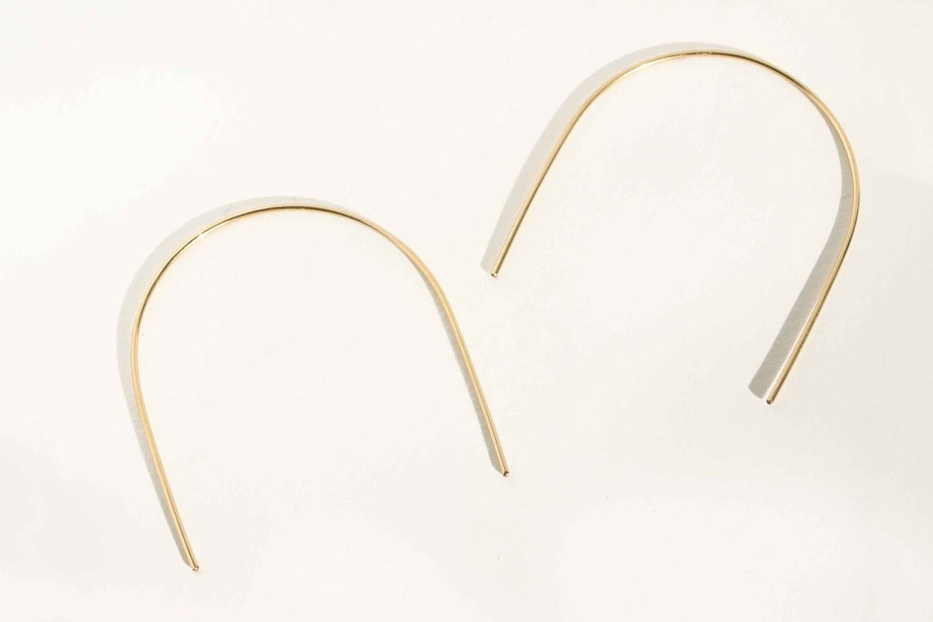 Minoux Open Arch Hoop Earrings