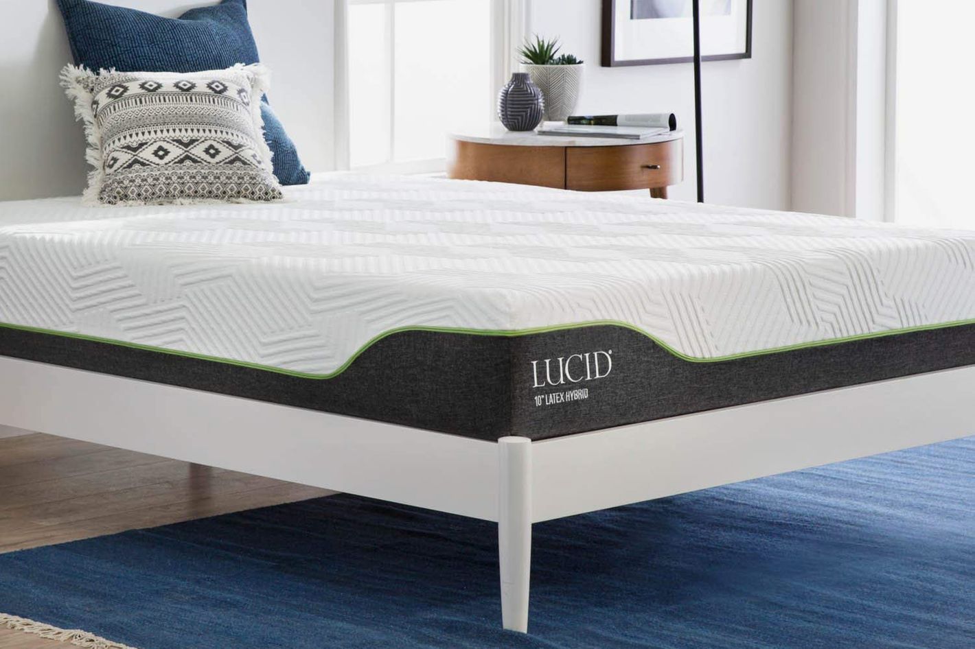 10 inch queen mattress platform base