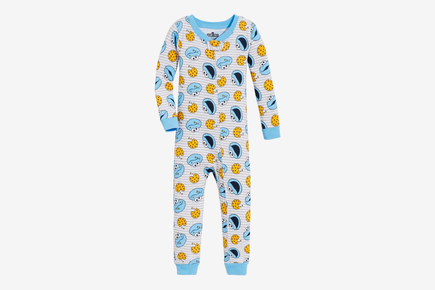 Sesame Street Toddler Boys Cookie Monster Cotton Pajamas