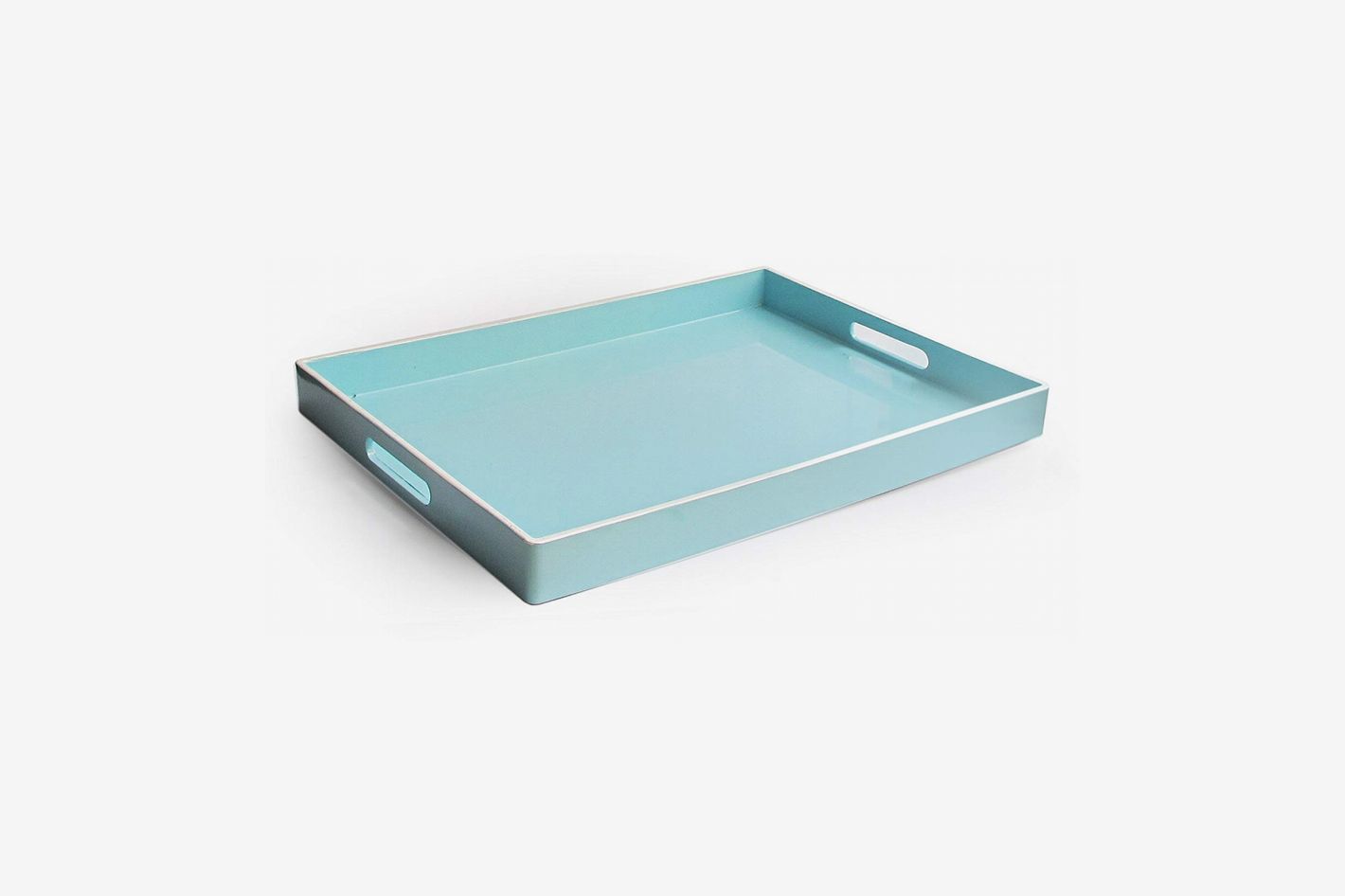 American Atelier Rectangular Tray with Handle, Teal