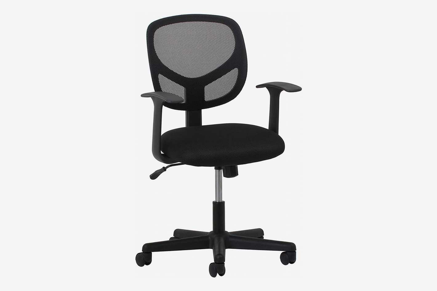 19 Best Office Chairs And Home 2019 Ofm Essentials Swivel Mid Back Mesh Task Chair With Arms