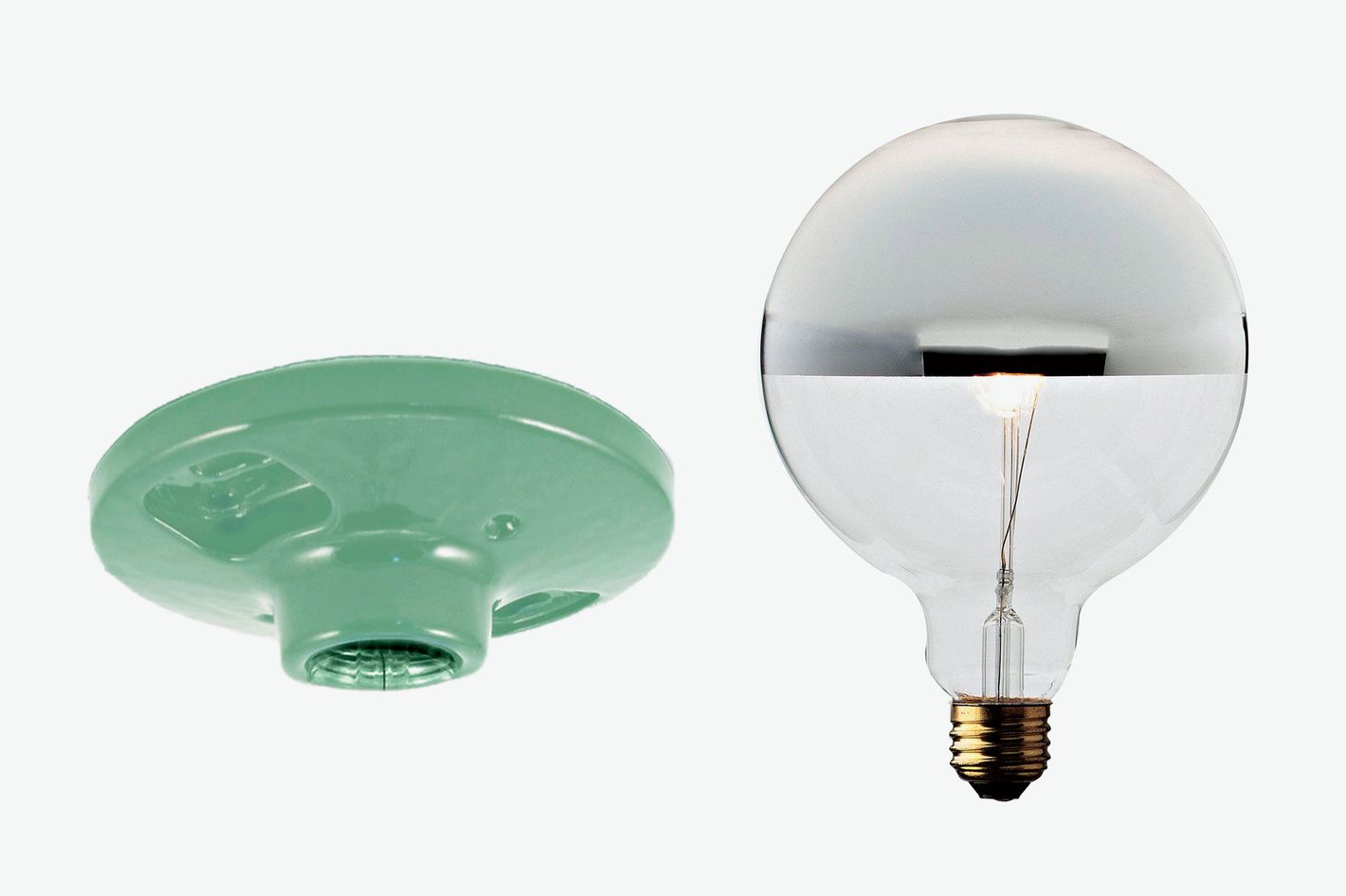 Commune socket and chrome bulb