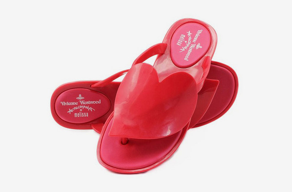 vivienne westwood flip flops black