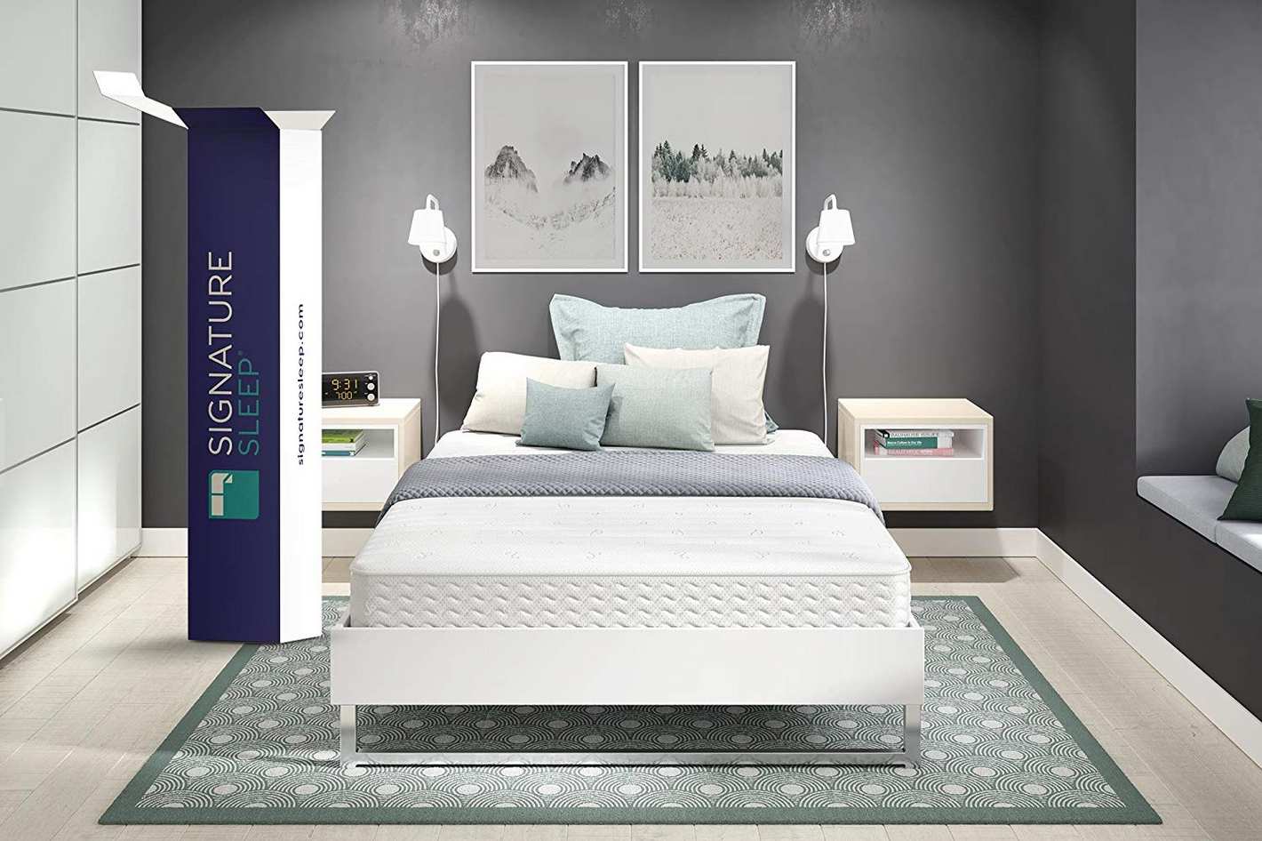 Signature Sleep Mattress, 8 Inch Coil Mattress, Queen Size Mattresses