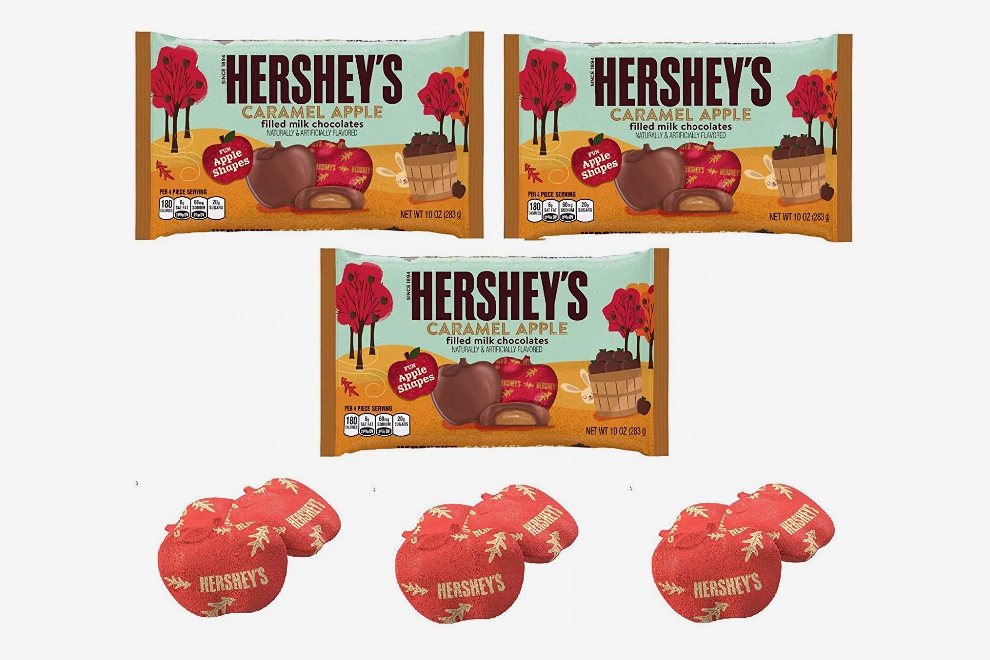 Hershey's Fall Harvest Caramel Apple Filled Milk Chocolates