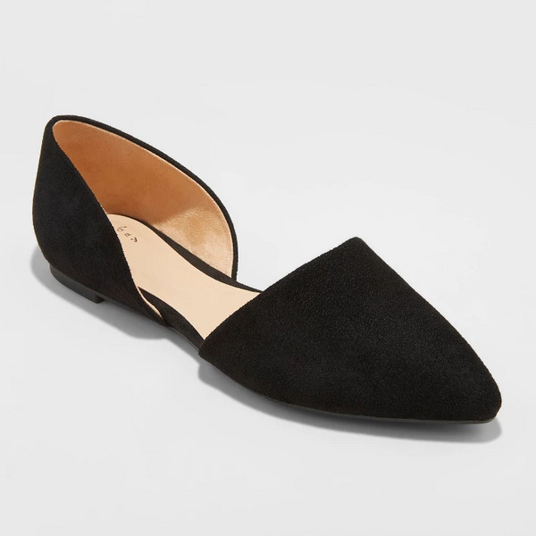 comfortable stylish black flats