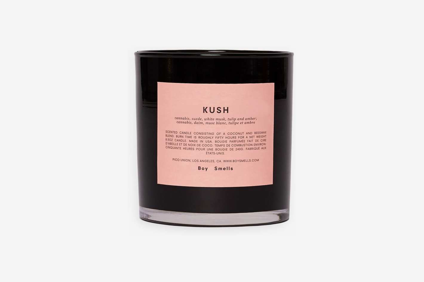 Garçon sent la bougie parfumée Kush