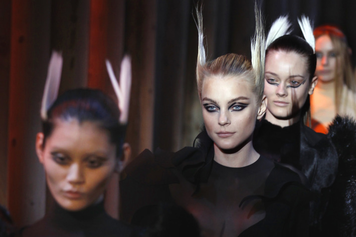 Hair tufts are the new hats.