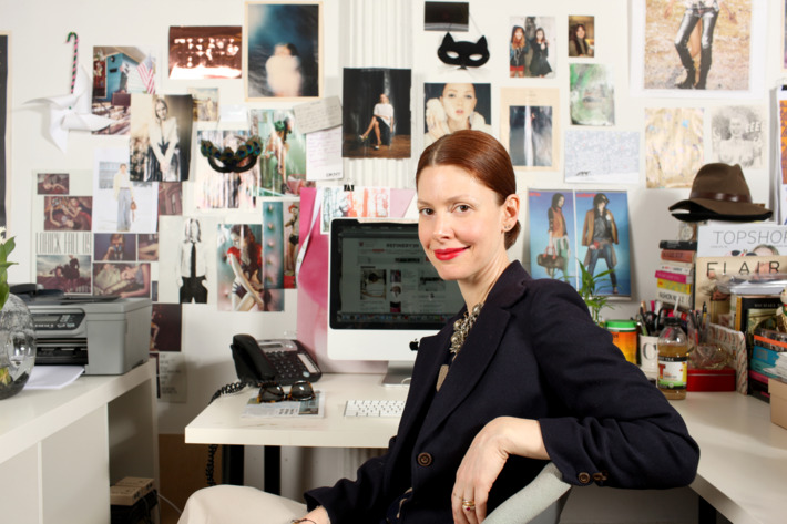 Barberich at the Refinery 29 office.