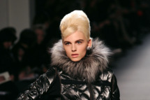 Model Andrej Pejic displays a creation by French designer Jean Paul Gaultier during the Autumn/Winter 2011-2012 ready-to-wear collection show on March 5, 2011 in Paris. AFP PHOTO/Pierre Verdy (Photo credit should read PIERRE VERDY/AFP/Getty Images)