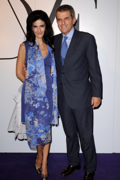 Ilaria Ferragamo and Ferruccio Ferragamo.