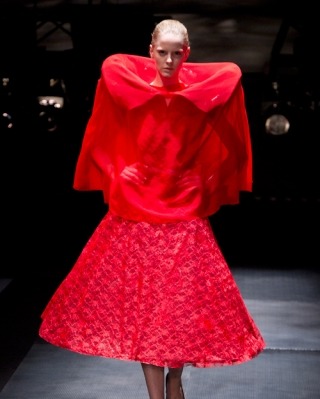 A look from Christian Dada's fall 2011 collection.