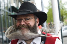 This beard is a moose with a tree at the end. Look closely at the right side and you'll see it (it's sort of like a Magic Eye — takes a minute).