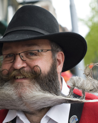 This beard is a moose with a tree at the end. Look closely at the right side and you'll see it (it's sort of like a Magic Eye — takes a minute).