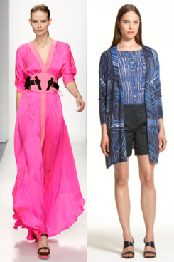 Bottega Veneta (left) and TSE (right).