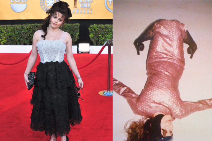 Bonham Carter at the SAG awards, and in the fall Marc Jacobs campaign.