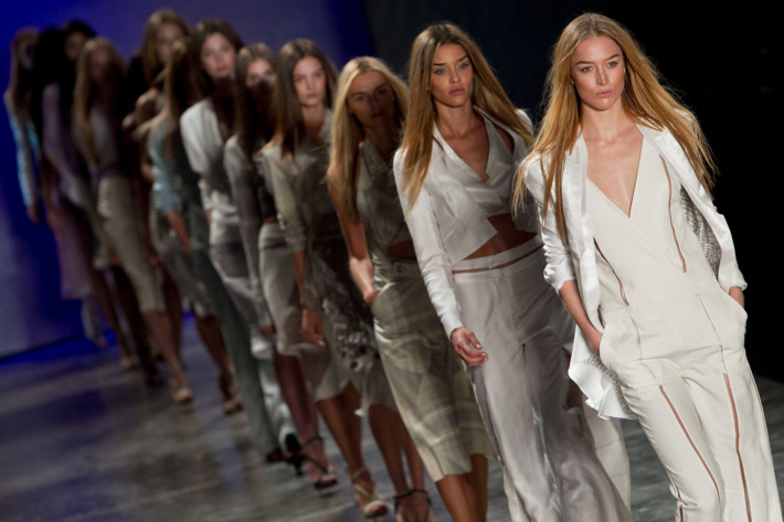 A finale at Sao Paulo Fashion Week last June.