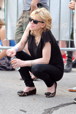 Courtney in McCarren Park on Saturday.