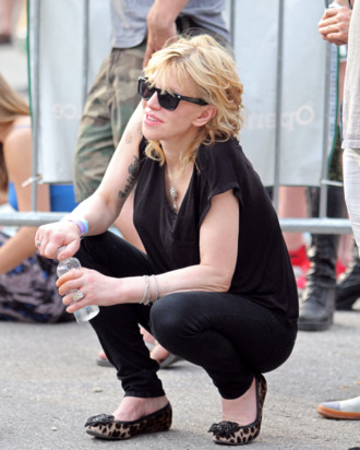 Courtney in McCarren Park on Saturday.