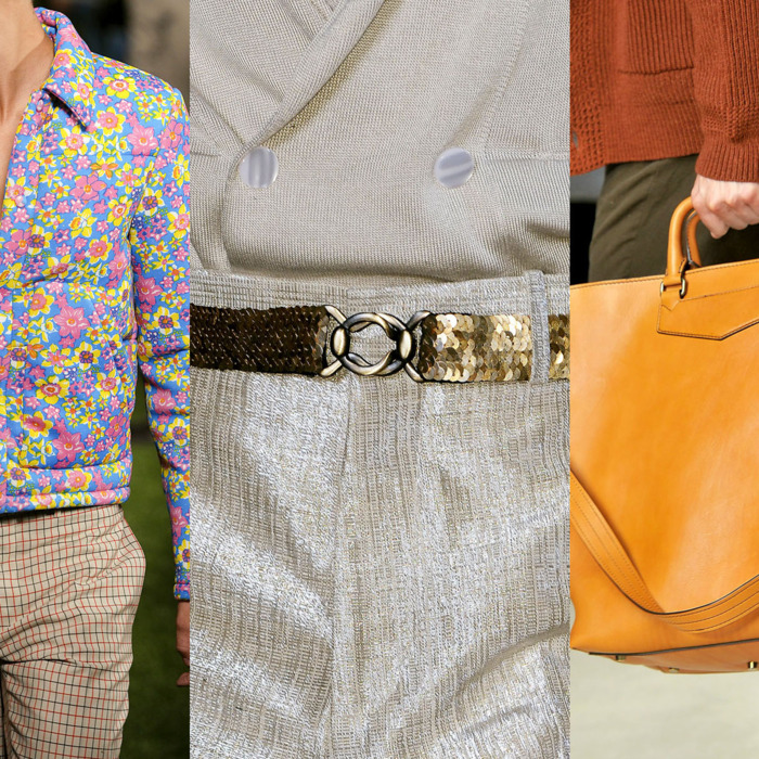 From left: Prada, Alexander McQueen, and Burberry.
