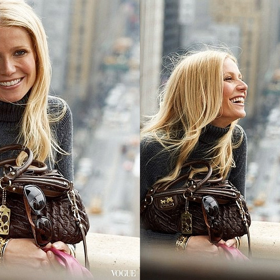 Gwyneth Paltrow, shot by Peter Lindbergh for Coach.