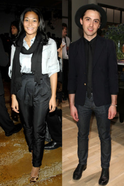 Monique Pean and Eddie Borgo.