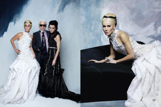 Karl Lagerfeld Convinced Daphne Guinness and Amanda Harlech to Swap ...