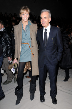 Toledano with Anja Rubik during his Chloé days.