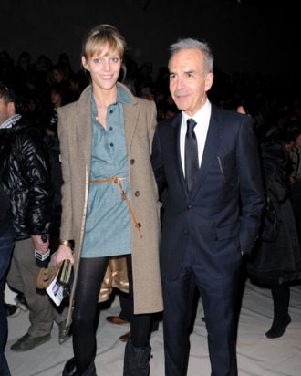 Toledano with Anja Rubik during his Chloé days.