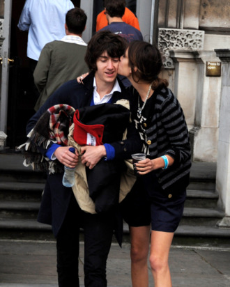 Alexa Chung and Alex Turner, in presumably happier days.