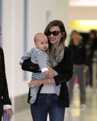 Miranda Kerr with her baby. SO CUTE.