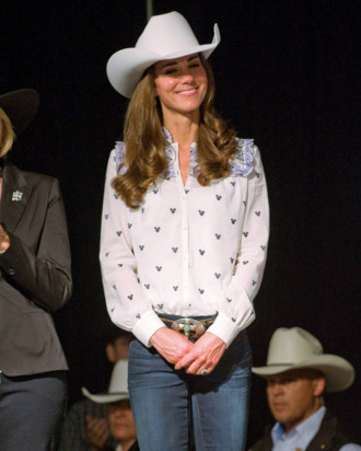 Kate Middleton at the rodeo in Canada.