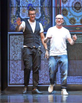 Domenico Dolce and Stefano Gabbana.