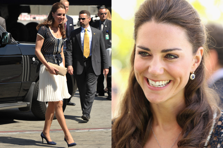 Kate Middleton wearing a look from Whistles in L.A.