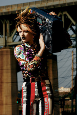 The countdown until this hairstyle is 'stolen' by Ke$ha and/or Kreayshawn starts now.