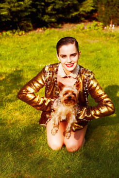 Emma Watson, shot by Mariano Vivanco.