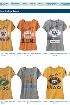 Old Navy's new T-shirts.